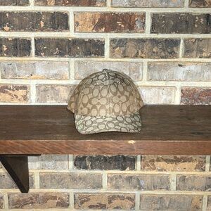 Coach baseball cap in signature Jacquard